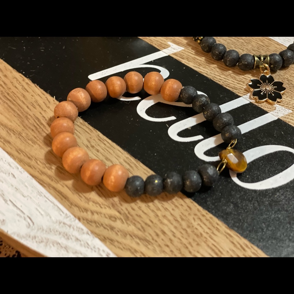 Natural Collection-Custom two stack bracelet - Picture 2 of 3